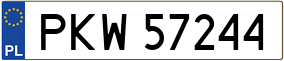 Truck License Plate